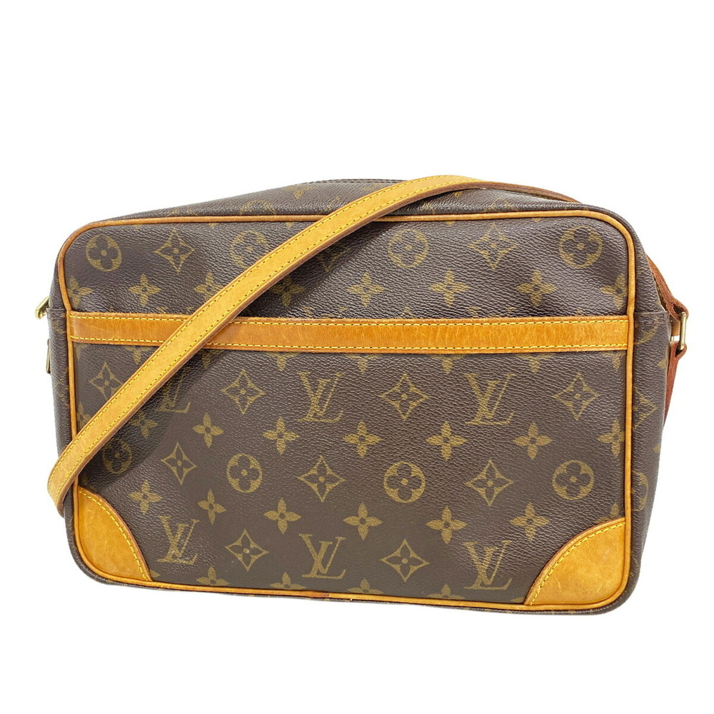 Louis Vuitton Monogram Trocadero 30 Shoulder Bag M51272 Brown Women's